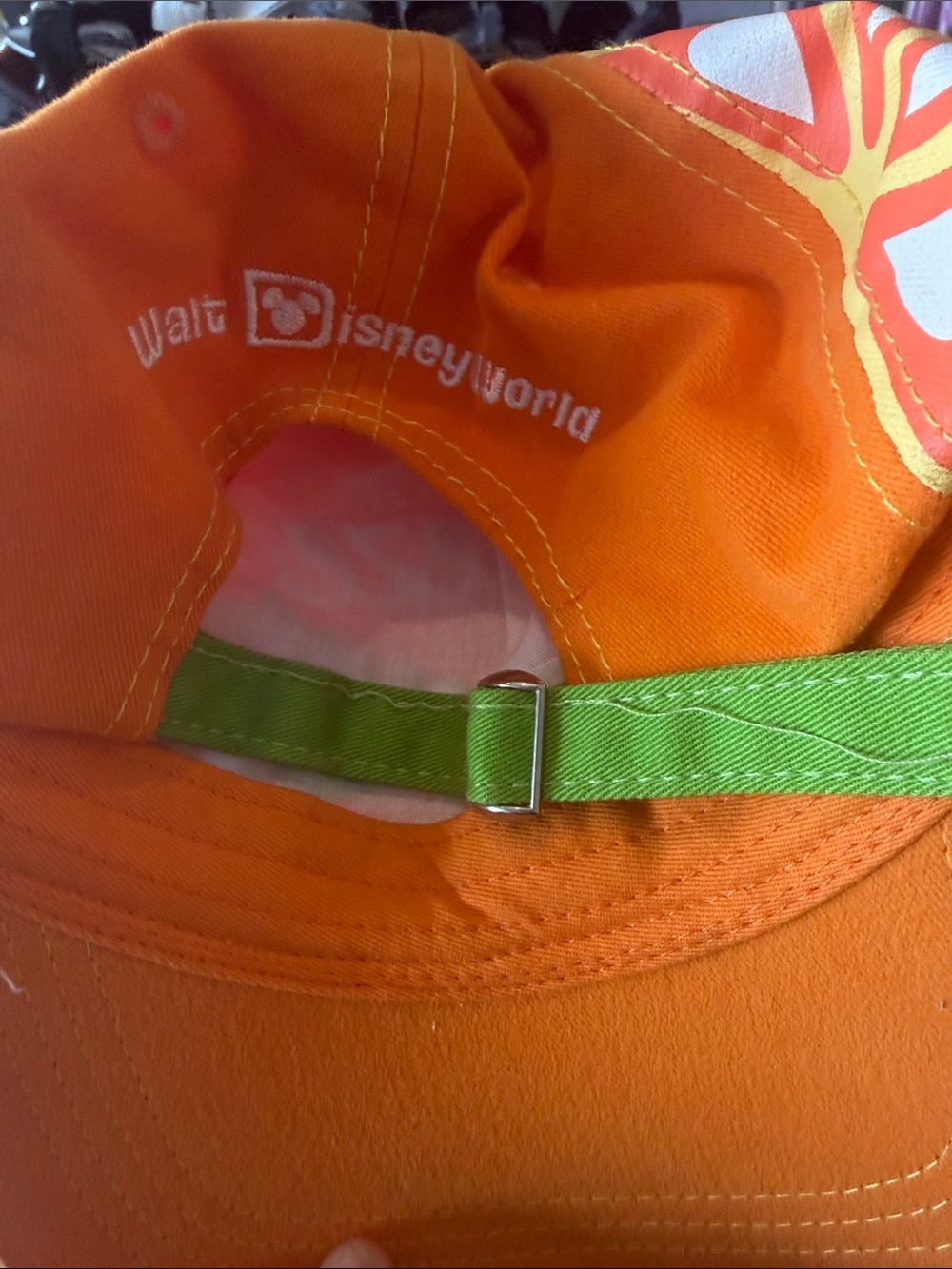 Walt Disney World Orange Bird 'Squeeze the Day' Embroidered Baseball Cap - Picture 7 of 7
